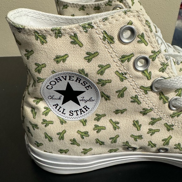 New All Star Hi Top Custom Cactus Converse - Picture 4 of 6